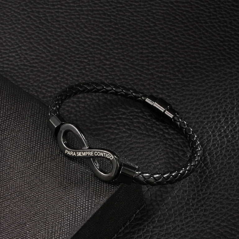 Pulseira Infinito para Ele – "Um Amor Sem Fim"