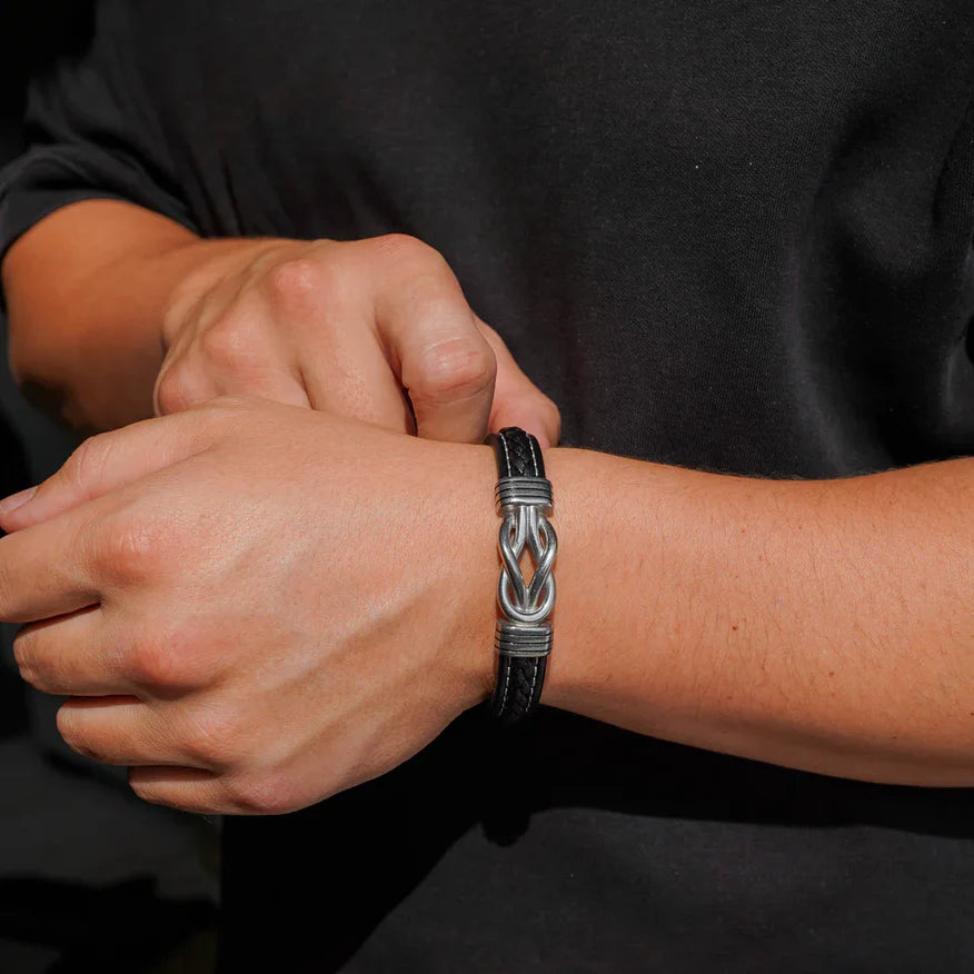 AO MEU FILHO | SEMPRE UNIDOS | PULSEIRA DE COURO